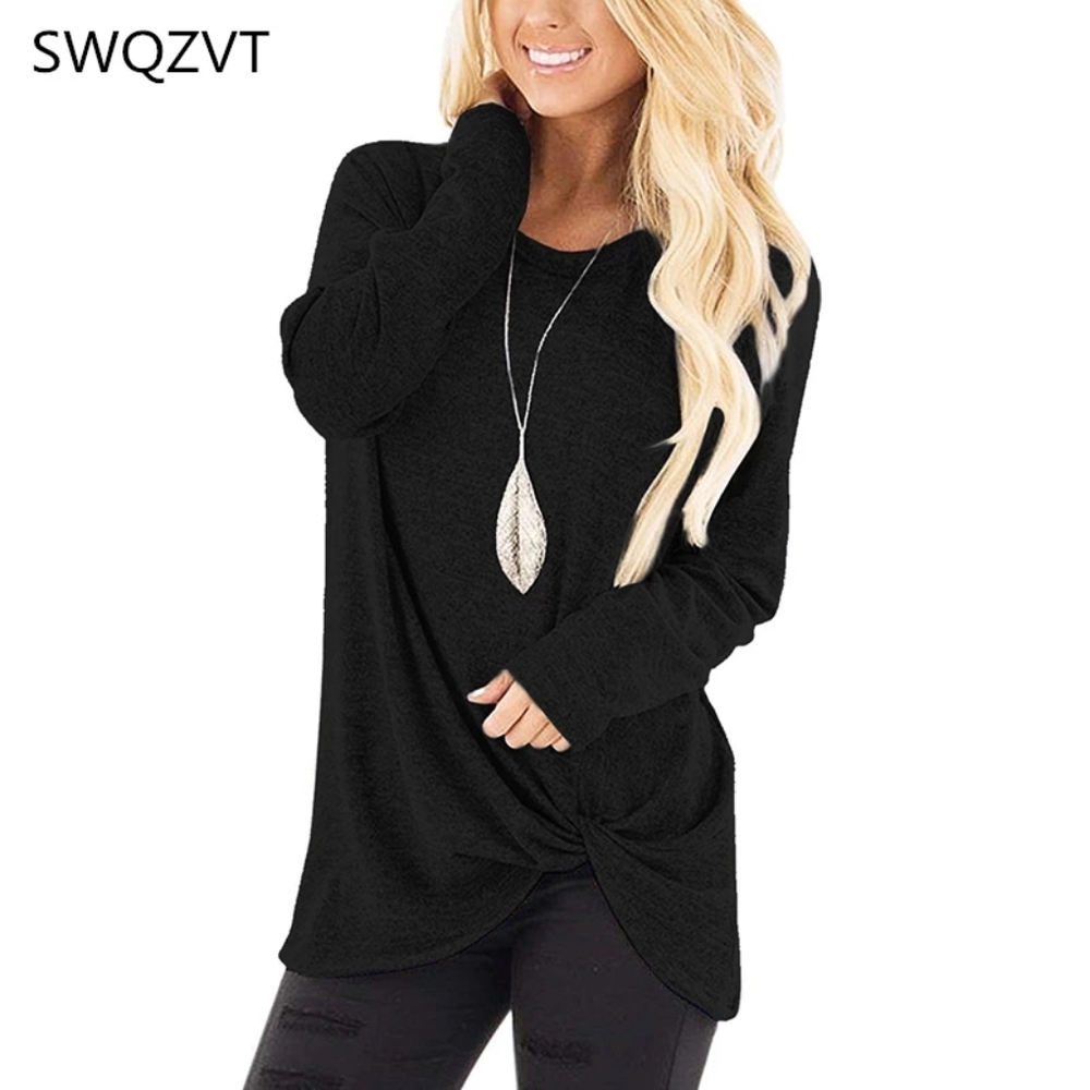 long sleeve women t shirt casual o-neck slim autum